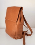 Full grain leather backpack. Vegetable tanned leather backpack. Laptop backpack. Unlined backpack.