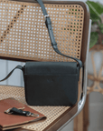 Leather bag. Shoulder bag. Full grain leather bag. Vegetable tanned leather purse. Smooth leather crossbody bag.
