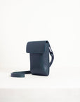 Leather mini shoulder bag. Full grain leather bag. Vegetable tanned leather purse. Smooth leather crossbody bag.