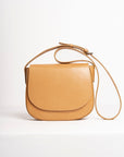 Leather bag. Shoulder bag. Full grain leather bag. Vegetable tanned leather purse. Smooth leather crossbody bag.