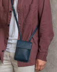 Mini leather bag. Shoulder bag. Full grain leather bag. Vegetable tanned leather purse.