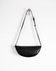 Sling leather bag - vegetable tanned leather big fanny pack - Crossbody bag