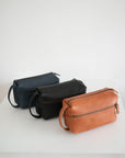 Leather Toiletry Bag - Leather Neceser - Dopp Kit - Cosmetic Bag