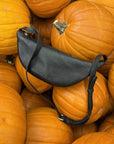 Leather fanny pack - Teca Black