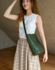 Leather shoulder bag - Río