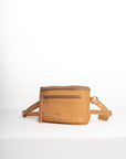 Leather fanny pack. Convertible leather fanny pack. Shoulder bag. Crossbody bag. Full grain leather belt bag. Vegetable tanned leather.