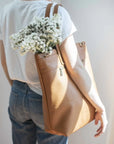 TOTE BAG Leather_shoulder_bag_caramel