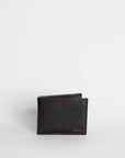 Leather wallet for men black