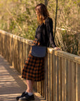 Leather crossbody bag - Iberá black
