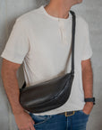 Leather Sling bag - Teca