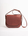 Leather bag. Shoulder bag. Full grain leather bag. Vegetable tanned leather purse. Smooth leather crossbody bag.