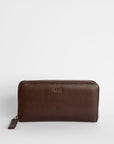 leather wallet for women chocolate