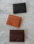 Leather card holder - Junco