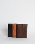 Leather card holder - Junco