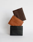 Leather card holder - Junco