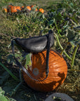 Leather fanny pack - Teca Black