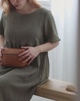 Leather Toiletry Bag - Leather Neceser - Dopp Kit - Cosmetic Bag