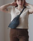 Leather fanny pack - Selva