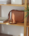 Leather bag. Shoulder bag. Full grain leather bag. Vegetable tanned leather purse. Smooth leather crossbody bag.