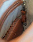 rio bag caramel interior