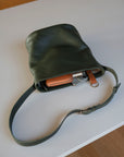 rio bag green interior