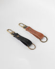 Full grain leather key fob. Vegetable tanned leather.