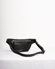 Leather fanny pack. Full grain leather belt bag. Vegetable tanned leather.