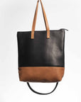 Leather bag. Full grain leather tote bag. Shoulder bag. Vegetable tanned leather bag. Crossbody bag.