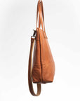 Leather bag. Full grain leather tote bag. Shoulder bag. Vegetable tanned leather bag. Crossbody bag.