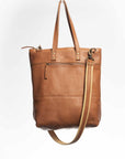 Leather bag. Full grain leather tote bag. Shoulder bag. Vegetable tanned leather bag. Crossbody bag.