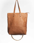 Leather bag. Full grain leather tote bag. Shoulder bag. Vegetable tanned leather bag. Crossbody bag.
