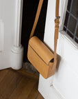 Leather bag. Shoulder bag. Full grain leather bag. Vegetable tanned leather purse. Smooth leather crossbody bag.