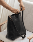 Leather tote bag. Full grain leather tote bag. Shoulder bag. Full grain leather bag. Vegetable tanned leather bag. Crossbody bag.