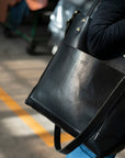 Leather tote bag. Full grain leather tote bag. Shoulder bag. Full grain leather bag. Vegetable tanned leather bag. Crossbody bag.