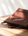 Convertible backpack. Full grain leather backpack. Vegetable tanned leather backpack. Unlined backpack.