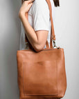 Convertible backpack. Full grain leather backpack. Vegetable tanned leather backpack. Unlined backpack.
