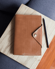 Full grain leather journal. Leather Diary. Leather journal cover. Vegetable tanned leather journal.