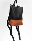 Full grain leather backpack. Vegetable tanned leather backpack. Laptop backpack. Unlined backpack.