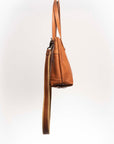 Leather bag. Full grain leather tote bag. Shoulder bag. Vegetable tanned leather bag. Crossbody bag.