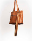 Leather bag. Full grain leather tote bag. Shoulder bag. Vegetable tanned leather bag. Crossbody bag.