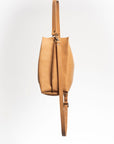 Full grain leather mini tote bag. Vegetable tanned leather shoulder bag. Crossbody bag. Leather purse.