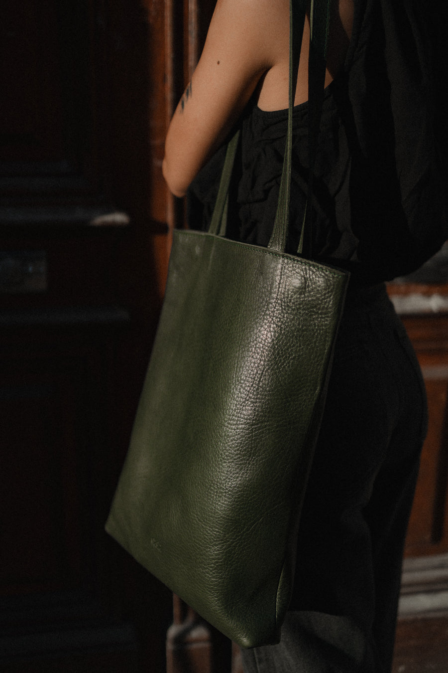 Leather tote bag - Jujuy