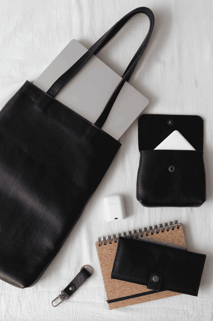Leather tote bag - Jujuy