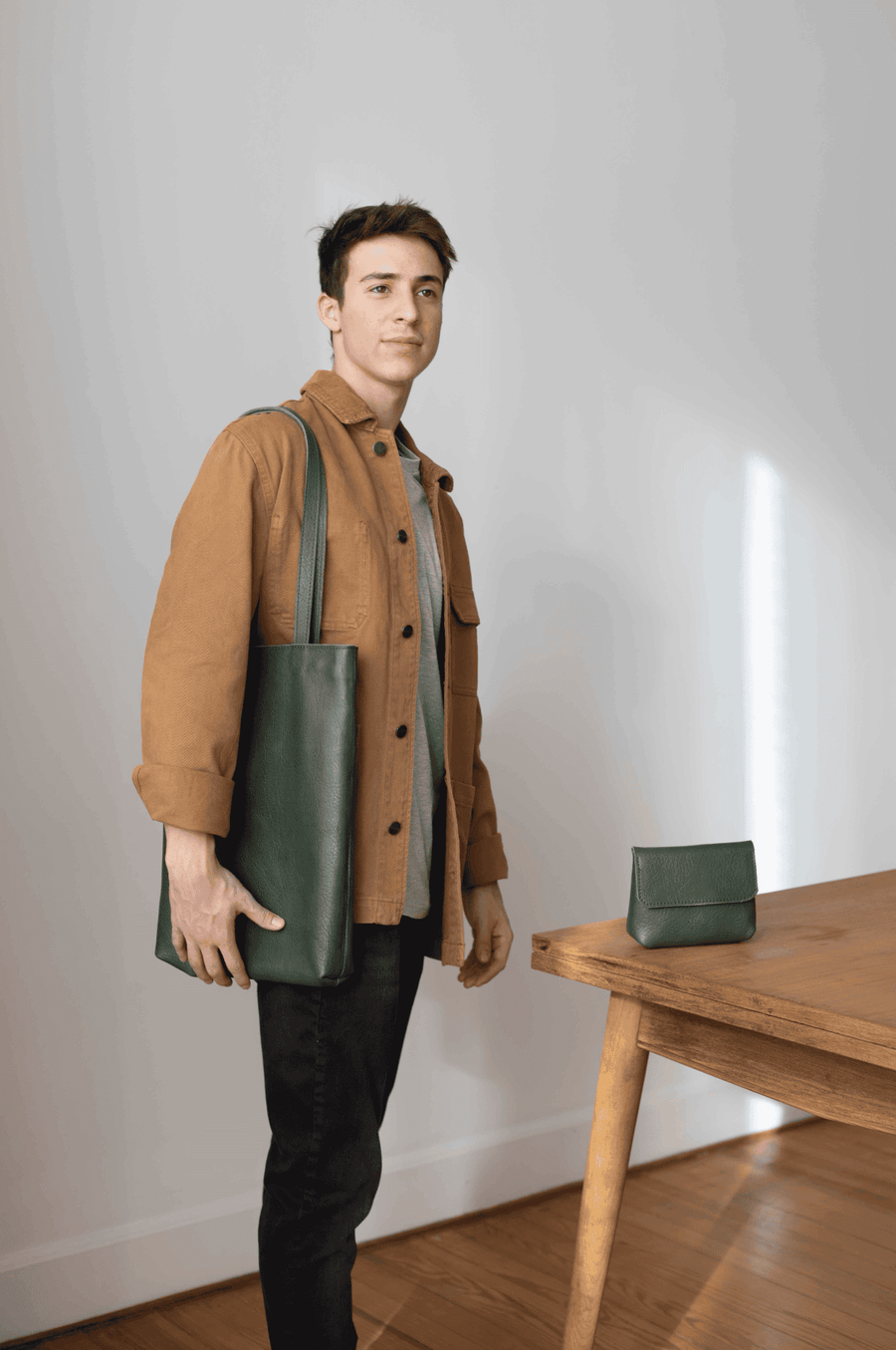 Leather tote bag - Jujuy