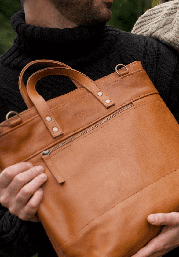 Leather briefcase. Full grain leather tote bag. Shoulder bag. Full grain leather bag. Vegetable tanned leather bag. Crossbody bag.