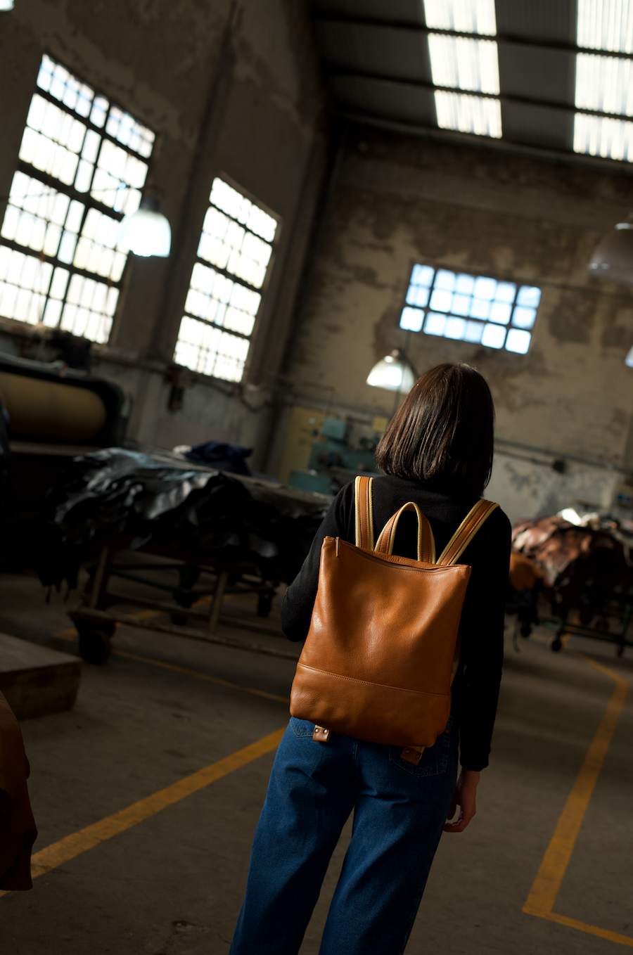 Leather backpack - Ombú L