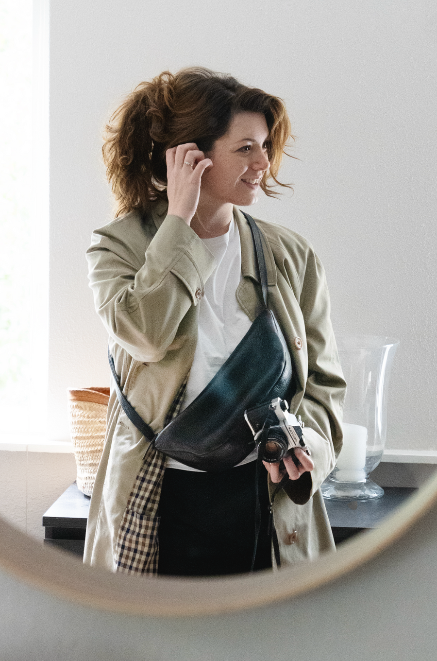 Leather Sling Bag | Fanny Pack | Leather Hobo Bag | Leather Crossbody Bag - Leather Shoulder Bag