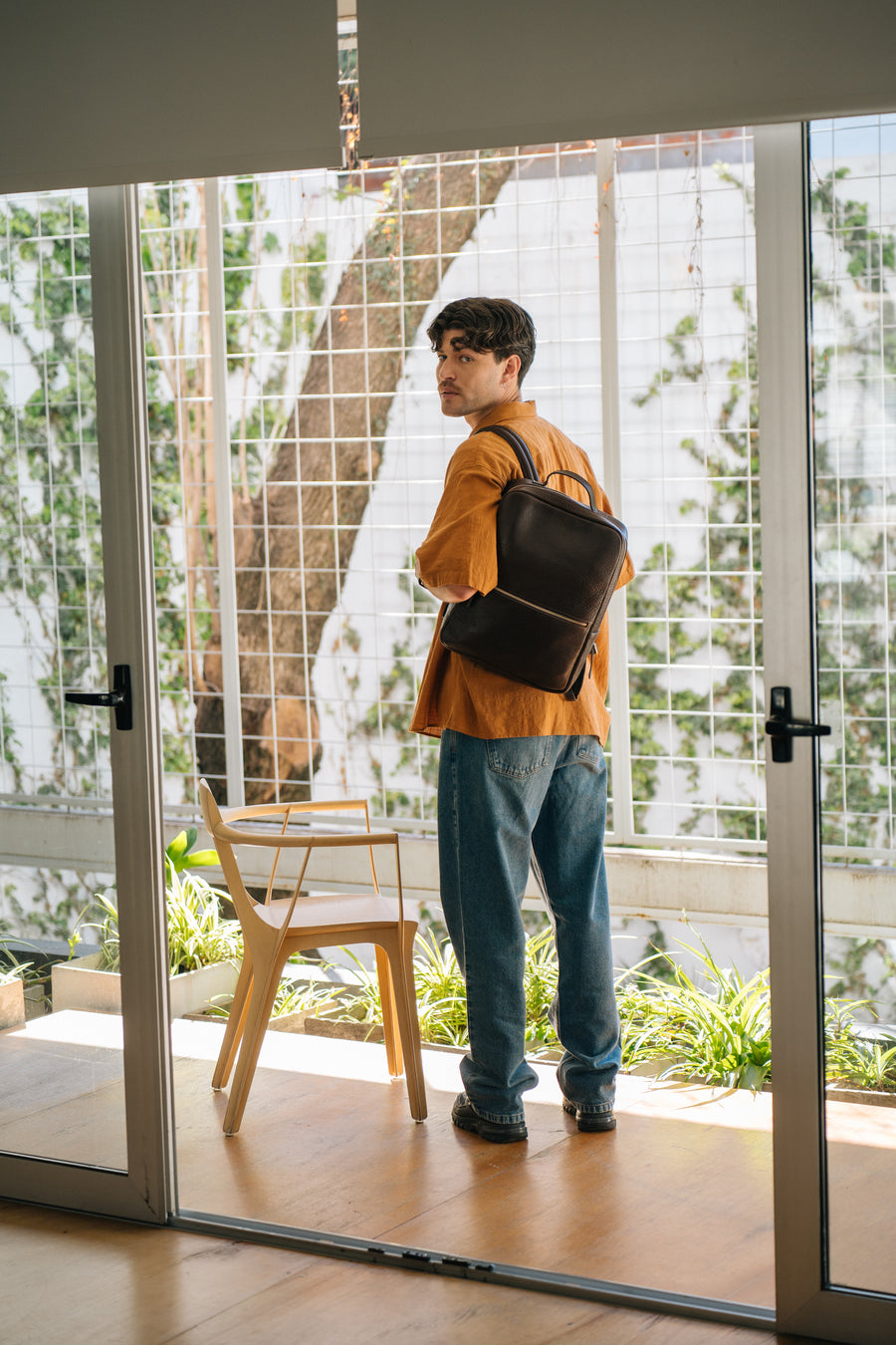 Leather Backpack - Cuyo