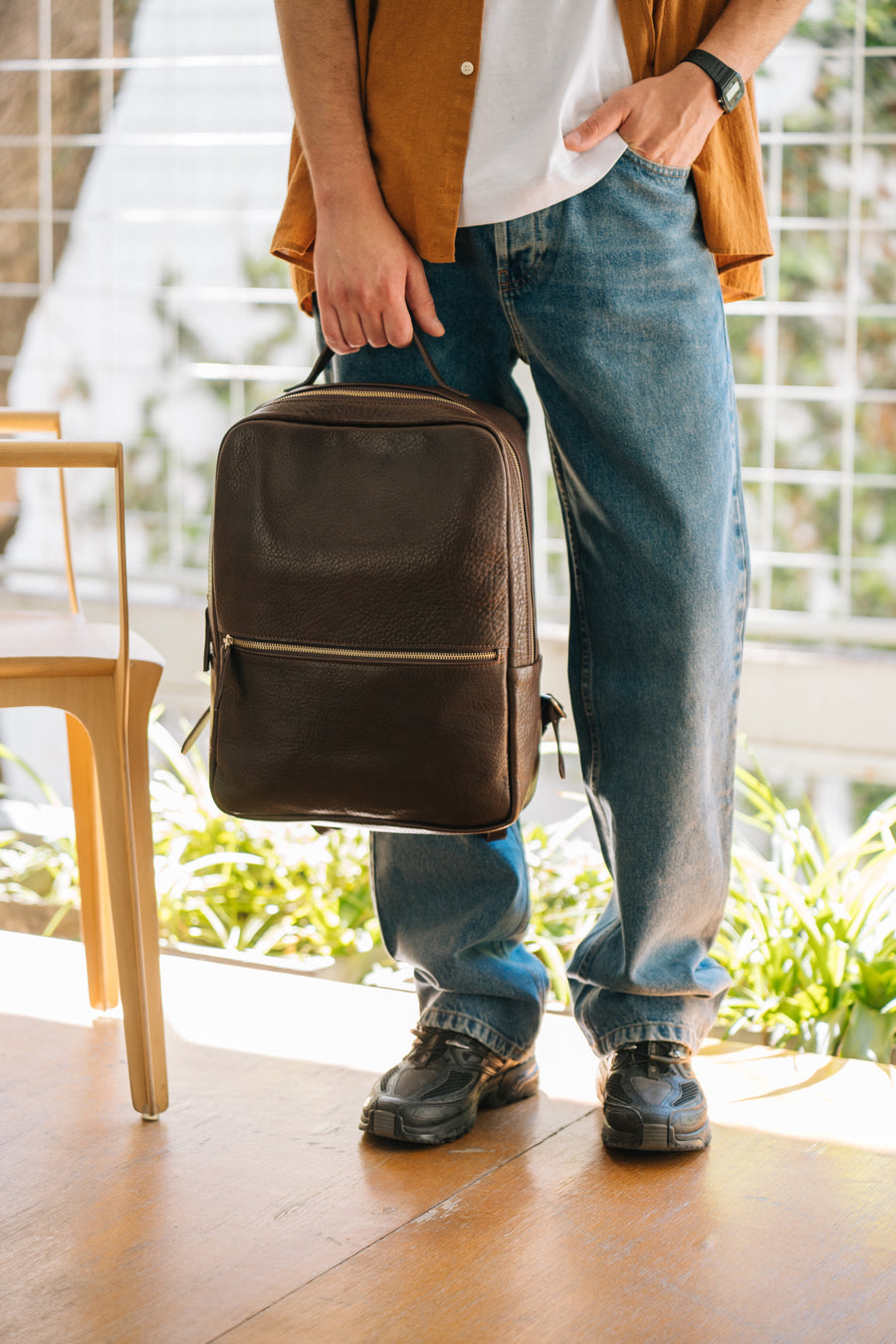 Leather Backpack - Cuyo