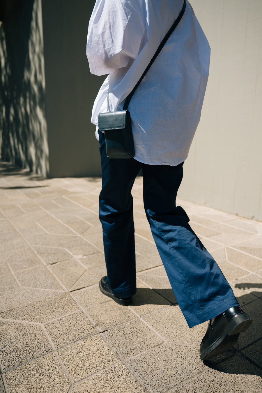 Leather crossbody bag - Rioja